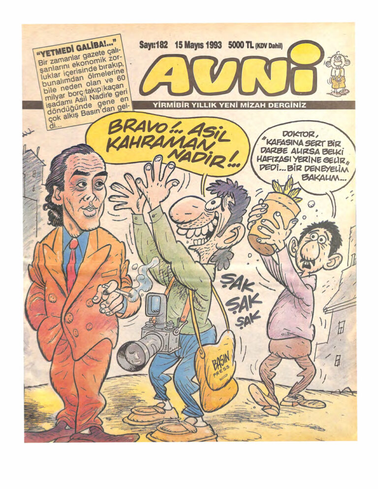Avni Sayı 182 Kitap Kapağı