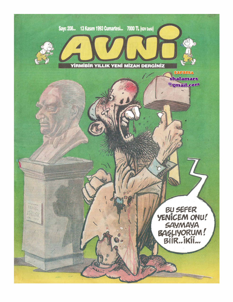 Avni Sayı 208 PDF İndir – Oğuz Aral