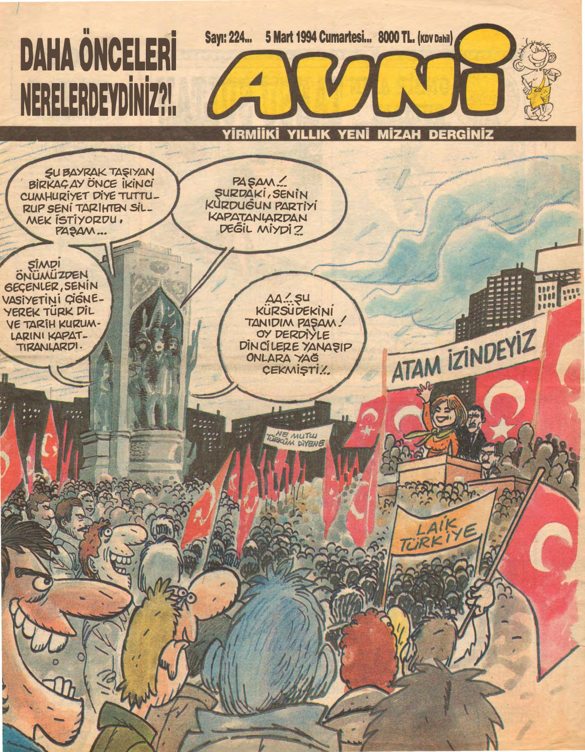 Avni Sayı 224 PDF İndir – Oğuz Aral