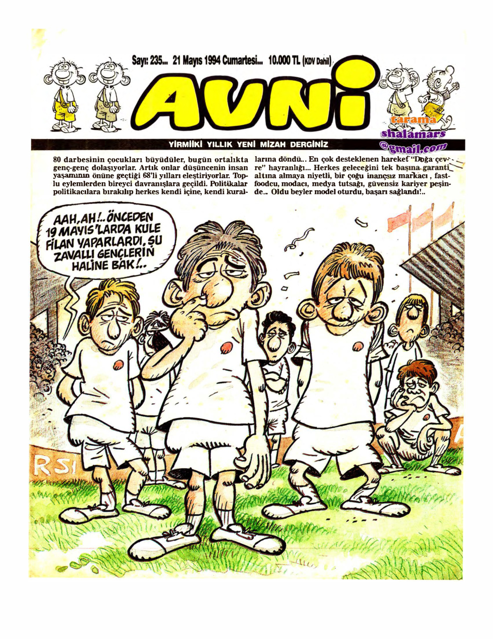 Avni Sayı 235 PDF İndir – Oğuz Aral