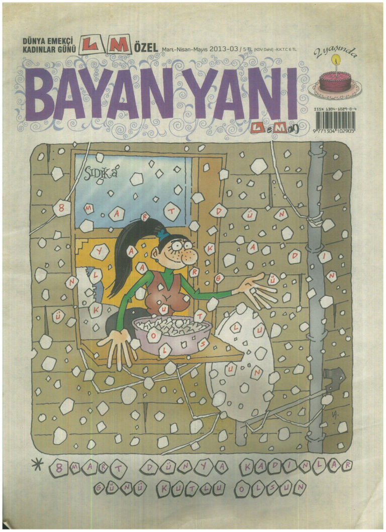 Bayan Yanı Sayı 018 8 Mart 2013 Özel Kitap Kapağı