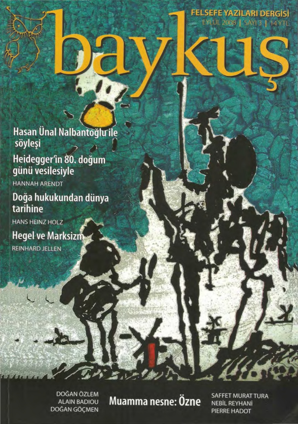 Baykuş Felsefe Yazıları Dergisi Sayı 03 PDF İndir – Kolektif