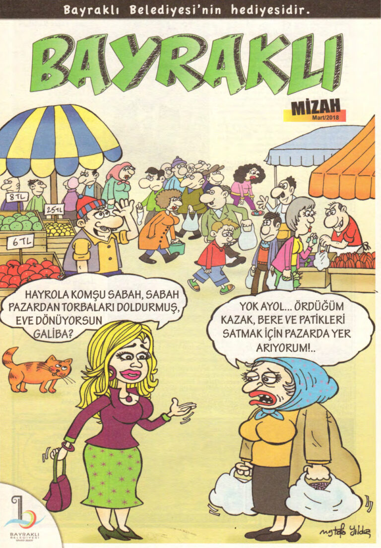 Bayraklı Mizah Sayı 09 Mart 2018 Kitap Kapağı