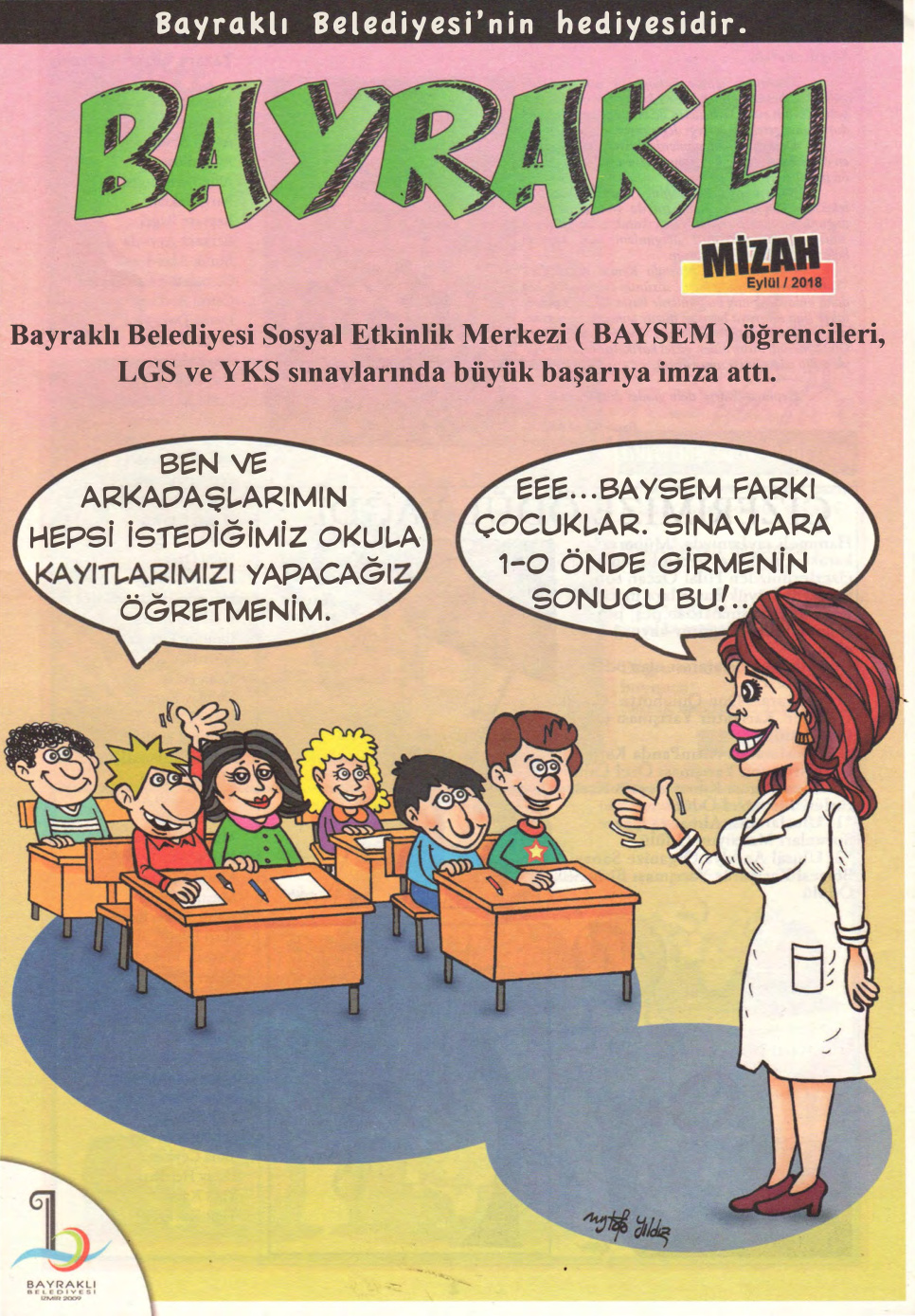 Bayraklı Mizah Sayı 12 Eylül 2018 PDF İndir – Kolektif