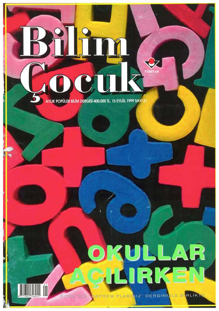 Bilim ve Çocuk Sayı 021 Eylül 1999 PDF İndir – Kolektif