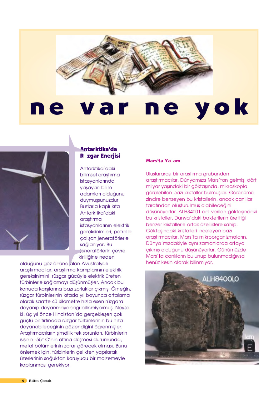 Bilim ve Çocuk Sayı 040 Nisan 2001 PDF İndir – Kolektif