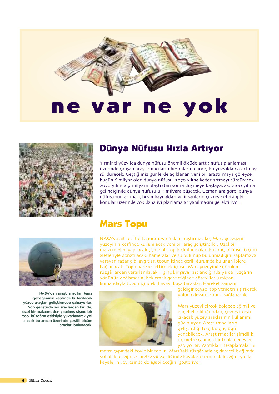 Bilim ve Çocuk Sayı 045 Eylül 2001 PDF İndir – Kolektif