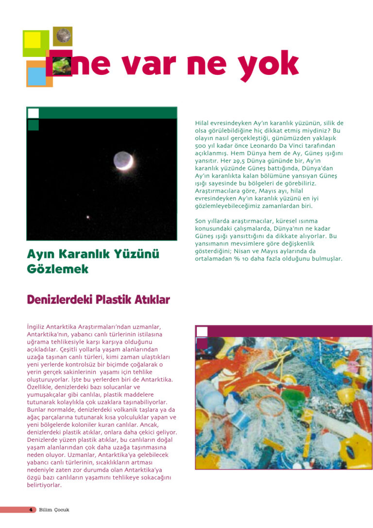 Bilim ve Çocuk Sayı 053 Mayıs 2002 Kitap Kapağı