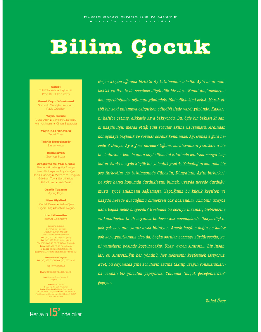 Bilim ve Çocuk Sayı 077 Mayıs 2004 PDF İndir – Kolektif