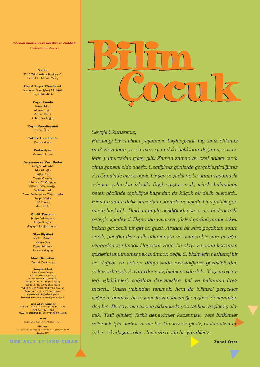 Bilim ve Çocuk Sayı 090 Haziran 2005 PDF İndir – Kolektif