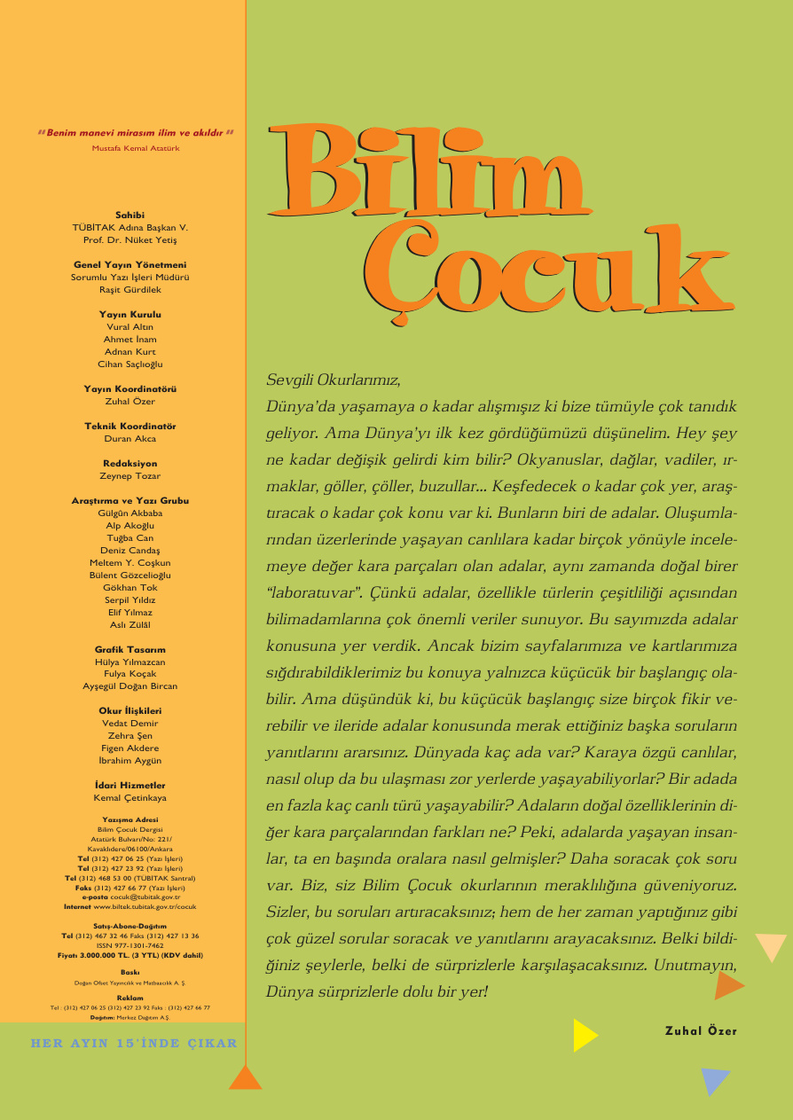 Bilim ve Çocuk Sayı 092 Ağustos 2005 PDF İndir – Kolektif