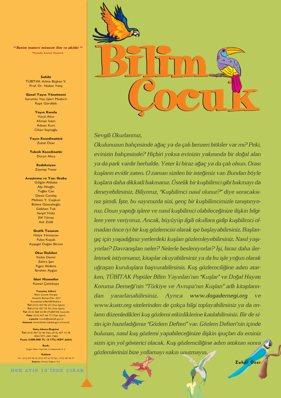 Bilim ve Çocuk Sayı 096 Aralık 2005 PDF İndir – Kolektif