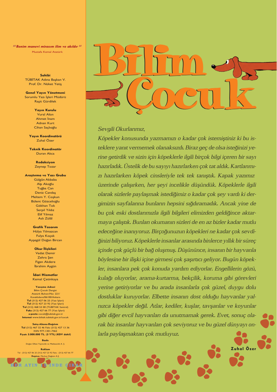 Bilim ve Çocuk Sayı 098 Şubat 2006 PDF İndir – Kolektif