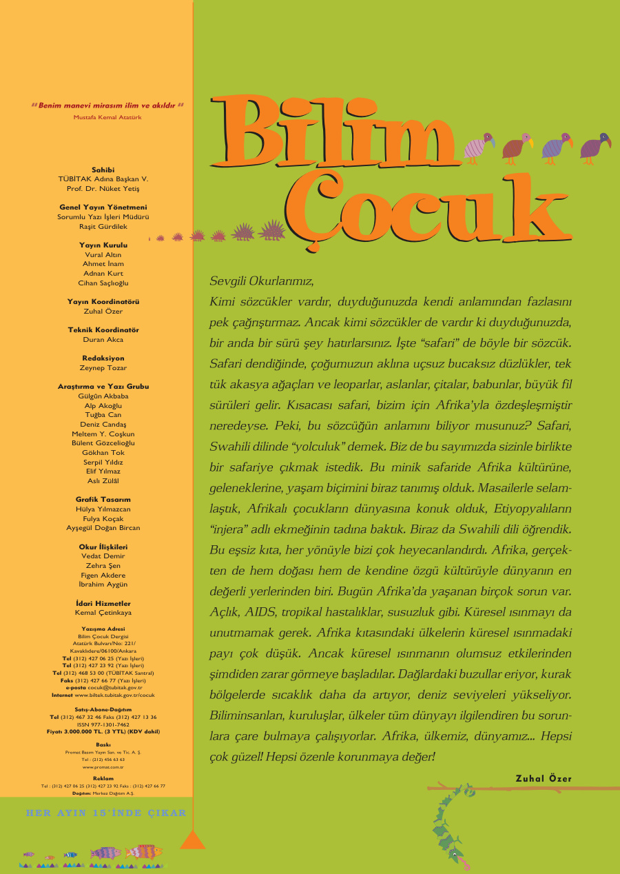 Bilim ve Çocuk Sayı 103 Temmuz 2006 PDF İndir – Kolektif