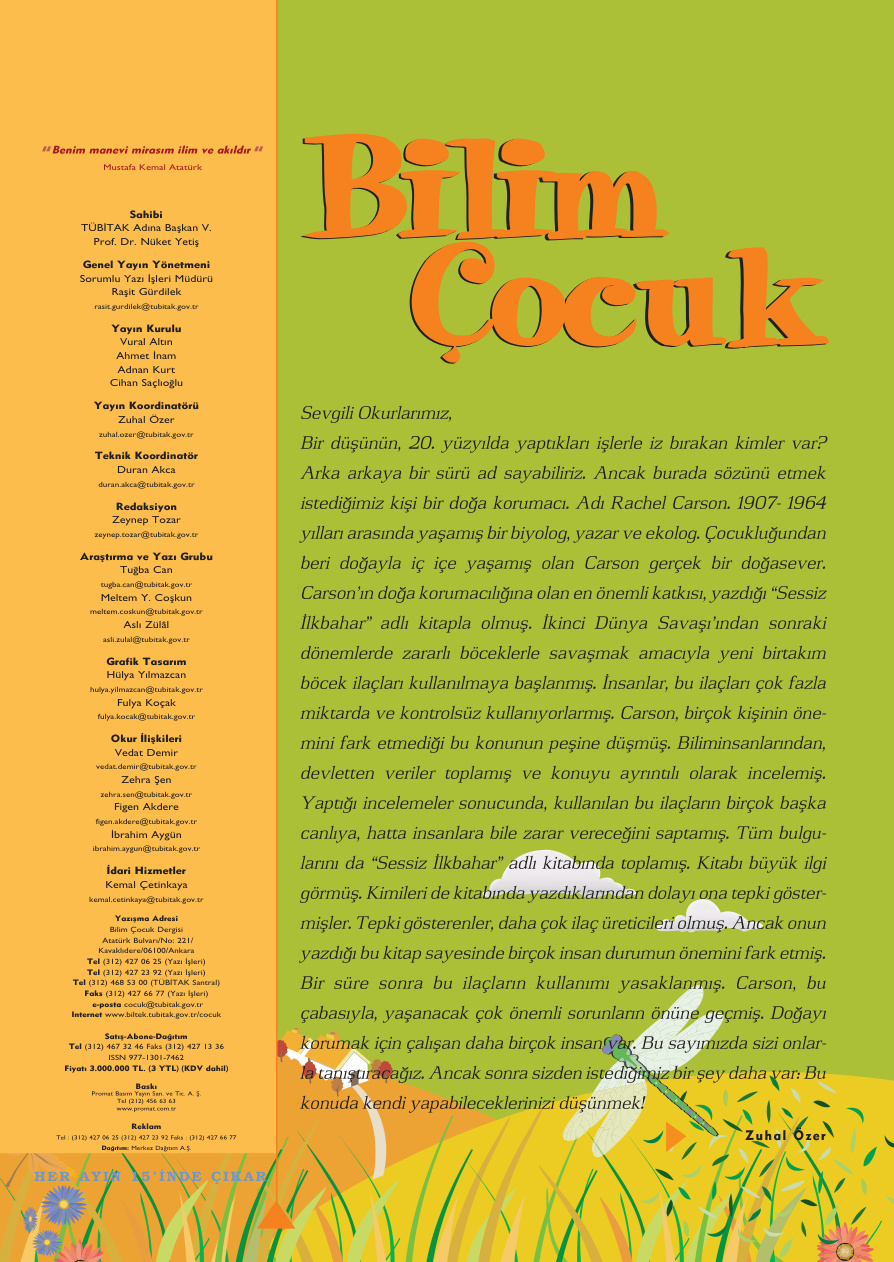 Bilim ve Çocuk Sayı 106 Ekim 2006 PDF İndir – Kolektif