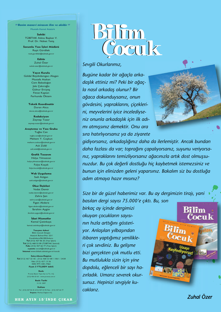Bilim ve Çocuk Sayı 111 Mart 2007 PDF İndir – Kolektif