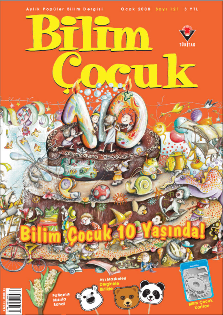 Bilim ve Çocuk Sayı 121 Ocak 2008 Kitap Kapağı