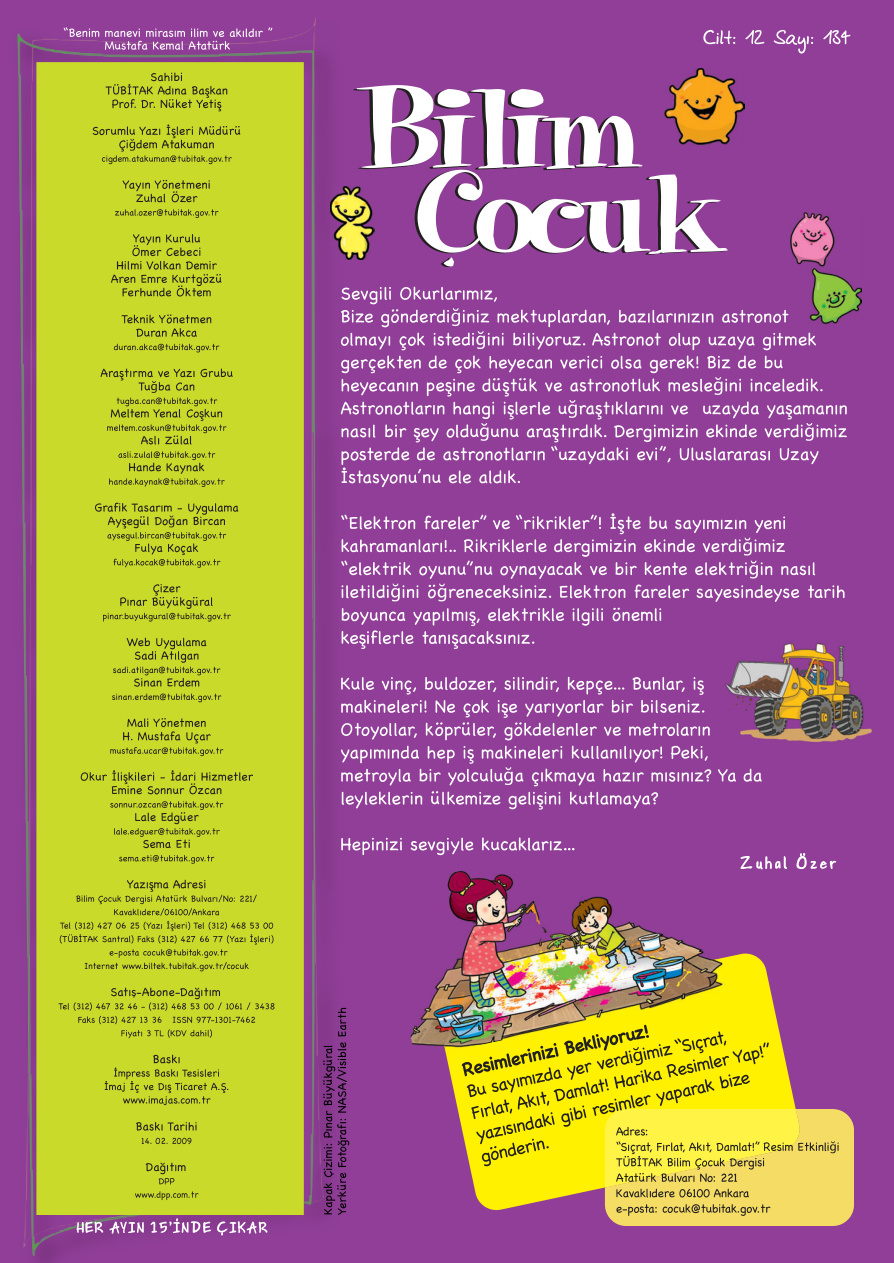 Bilim ve Çocuk Sayı 134 Şubat 2009 PDF İndir – Kolektif