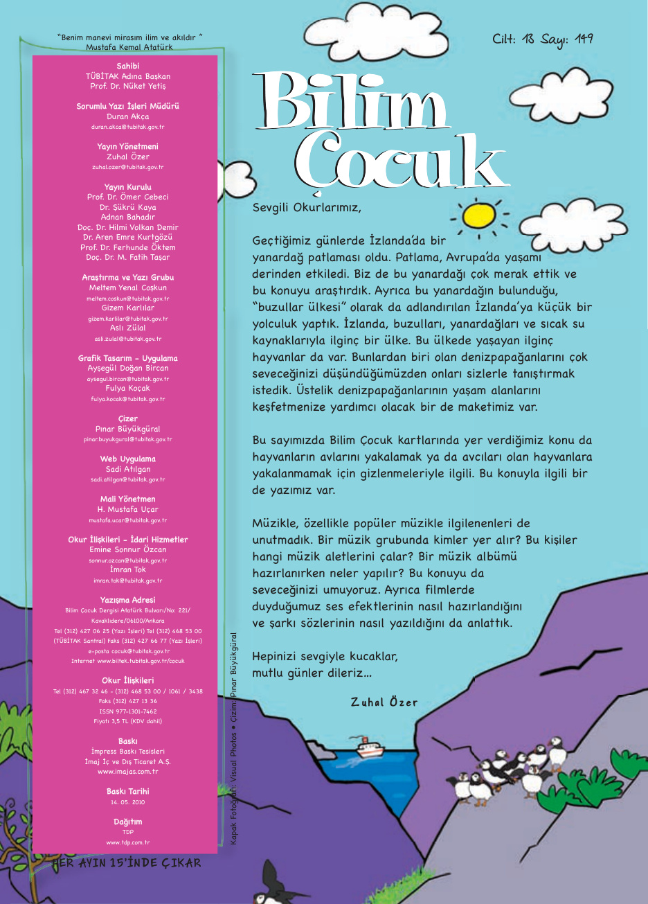 Bilim ve Çocuk Sayı 149 Mayıs 2010 PDF İndir – Kolektif