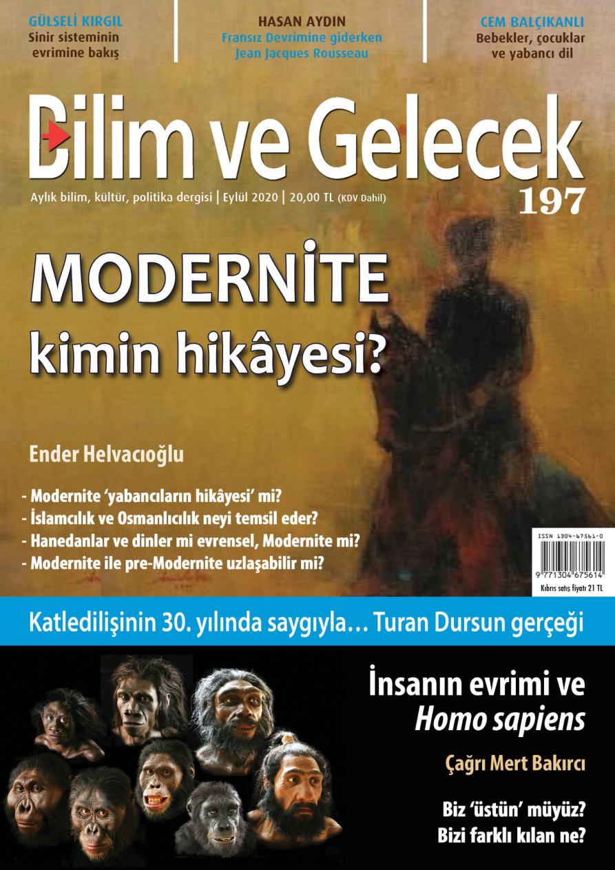 Bilim ve Gelecek Sayı 197 Eylül 2020 PDF İndir – Kolektif