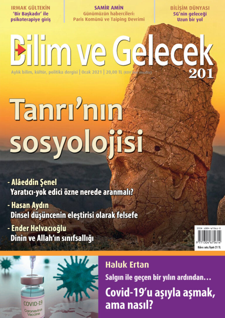 Bilim ve Gelecek 201 Ocak 2021 Kitap Kapağı