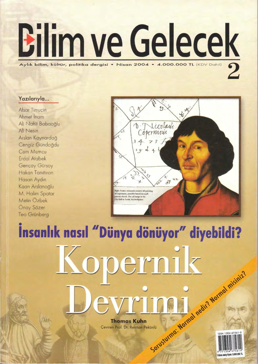 Bilim ve Gelecek Sayı 002 Nisan 2004 PDF İndir – Kolektif