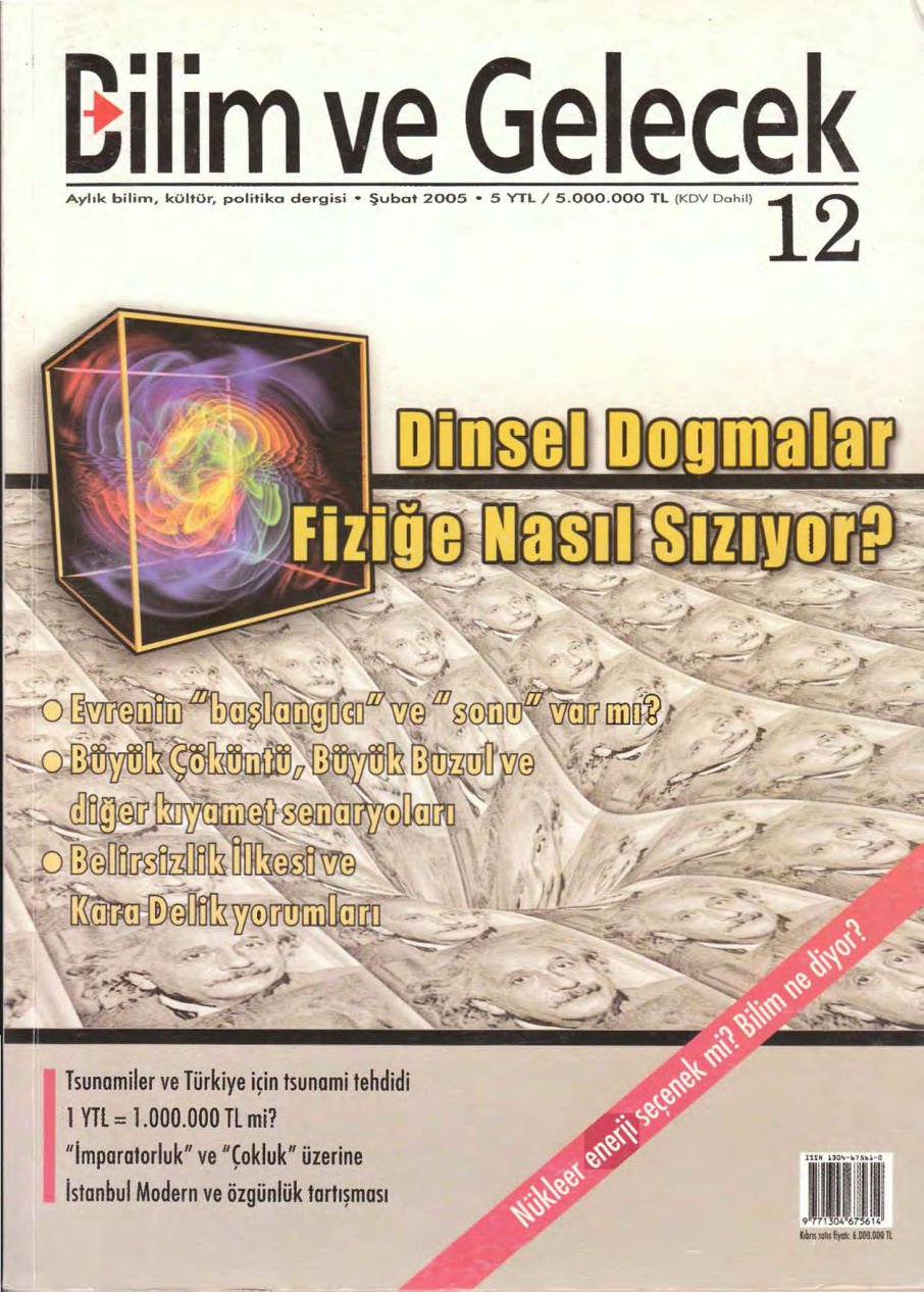Bilim ve Gelecek Sayı 012 Şubat 2005 PDF İndir – Kolektif