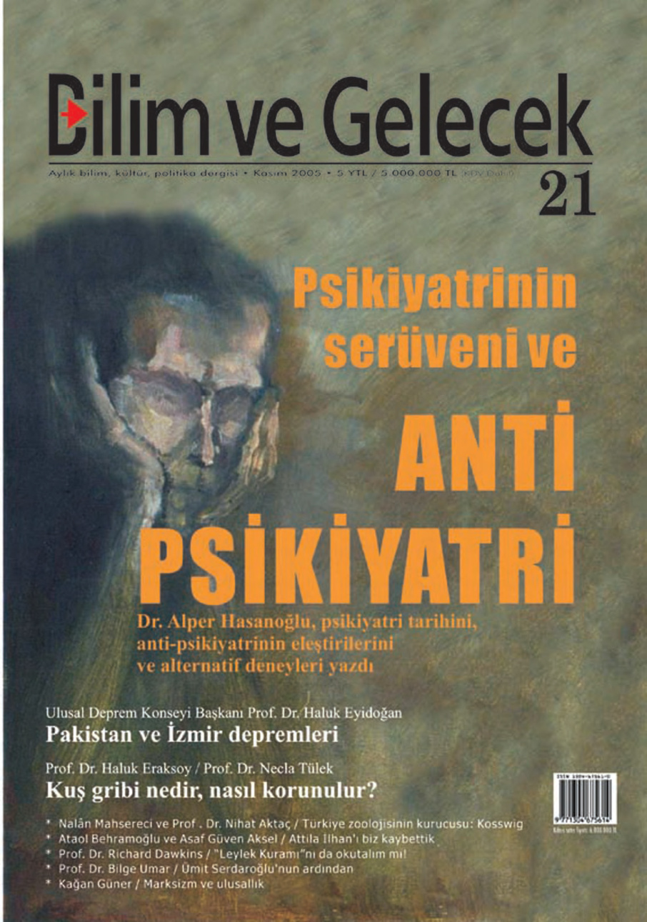 Bilim ve Gelecek Sayı 021 Kasım 2005 PDF İndir – Kolektif