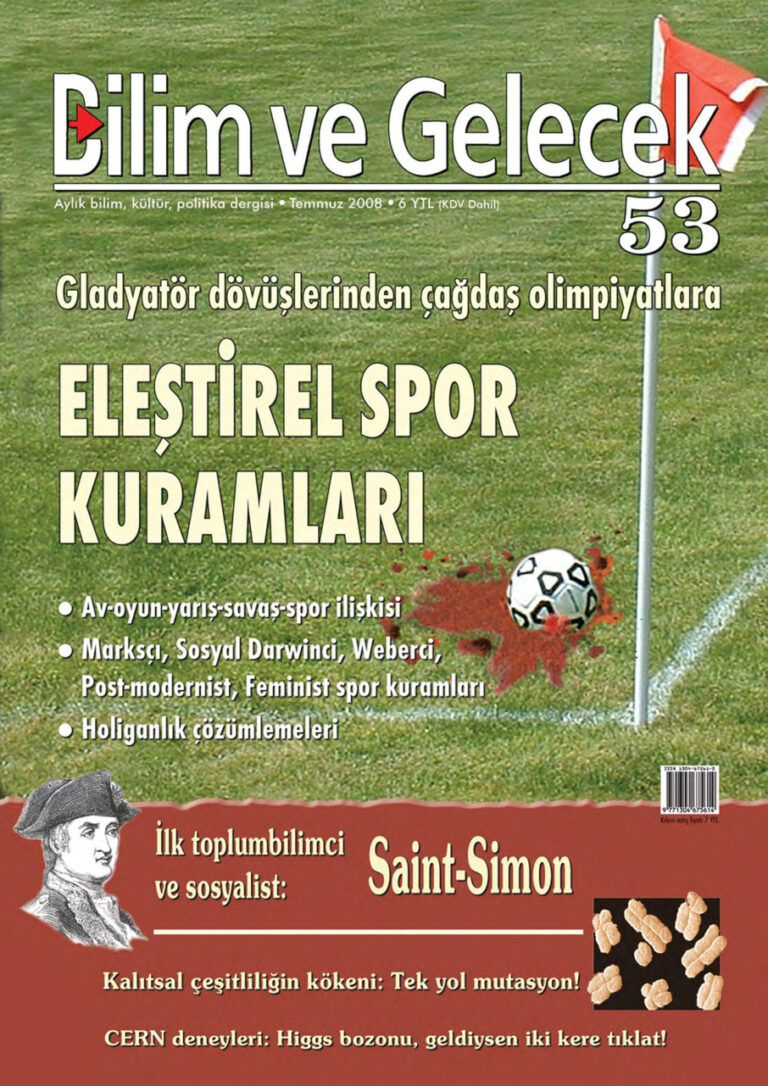 Bilim ve Gelecek Sayı 053 Temmuz 2008 Kitap Kapağı