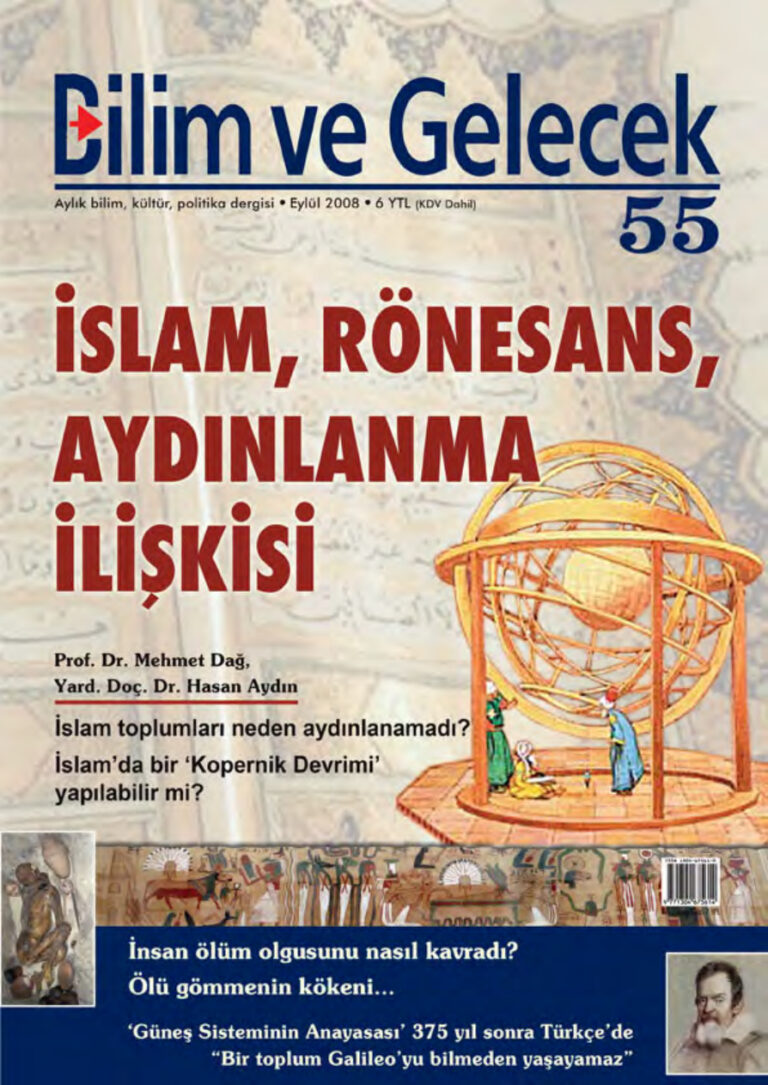 Bilim ve Gelecek Sayı 055 Eylül 2008 Kitap Kapağı