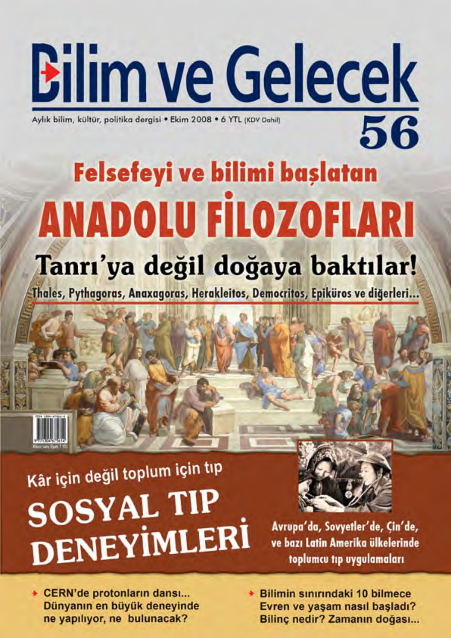 Bilim ve Gelecek Sayı 056 Ekim 2008 PDF İndir – Kolektif