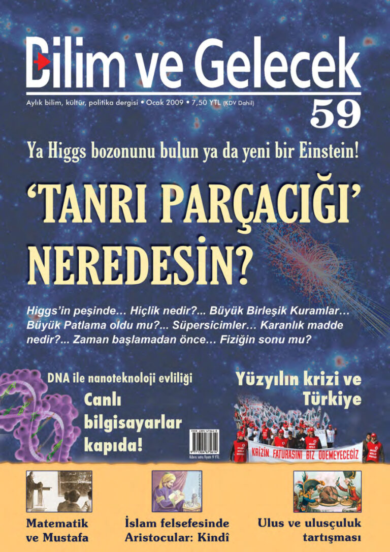 Bilim ve Gelecek Sayı 059 Ocak 2009 Kitap Kapağı