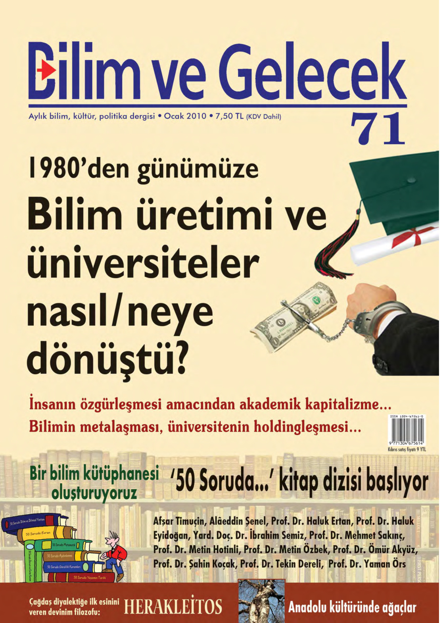 Bilim ve Gelecek Sayı 071 Ocak 2010 PDF İndir – Kolektif