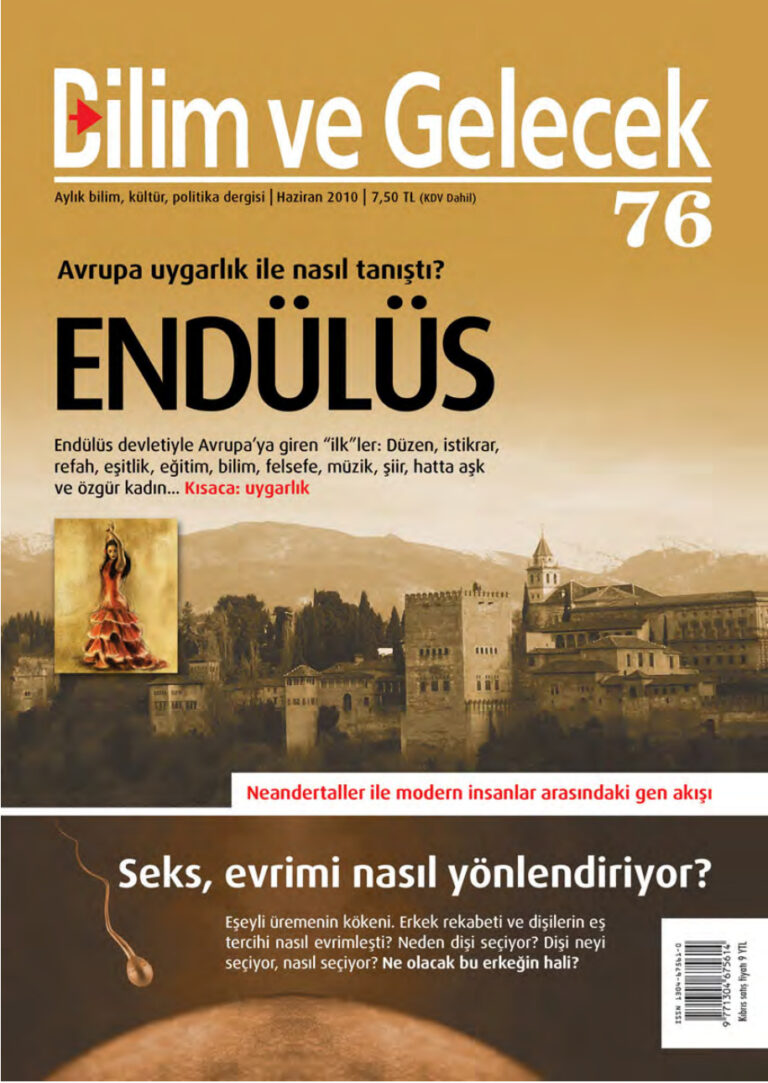 Bilim ve Gelecek Sayı 076 Haziran 2010 Kitap Kapağı