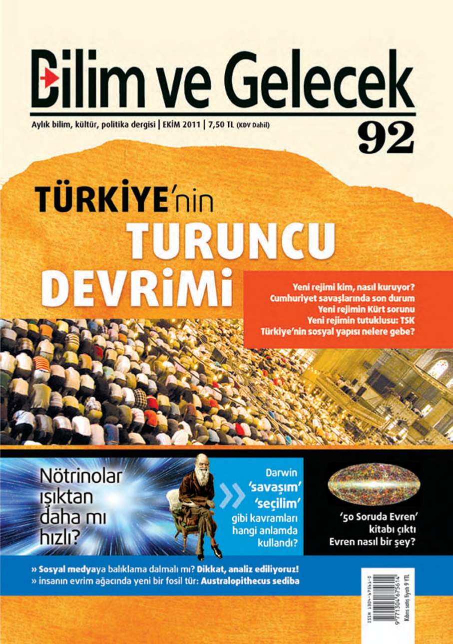 Bilim ve Gelecek Sayı 092 Ekim 2011 PDF İndir – Kolektif