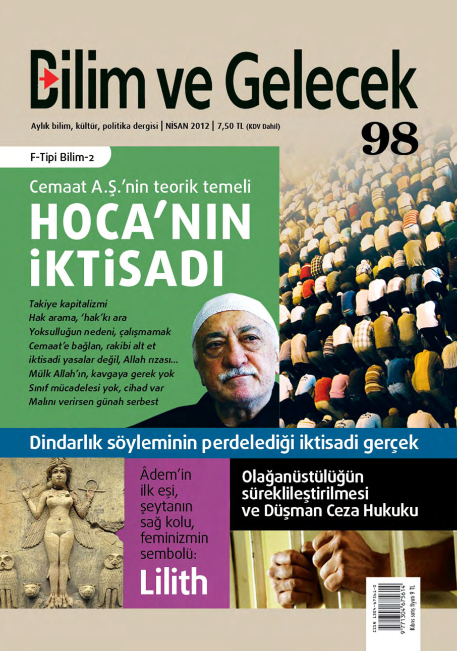 Bilim ve Gelecek Sayı 098 Nisan 2012 PDF İndir – Kolektif