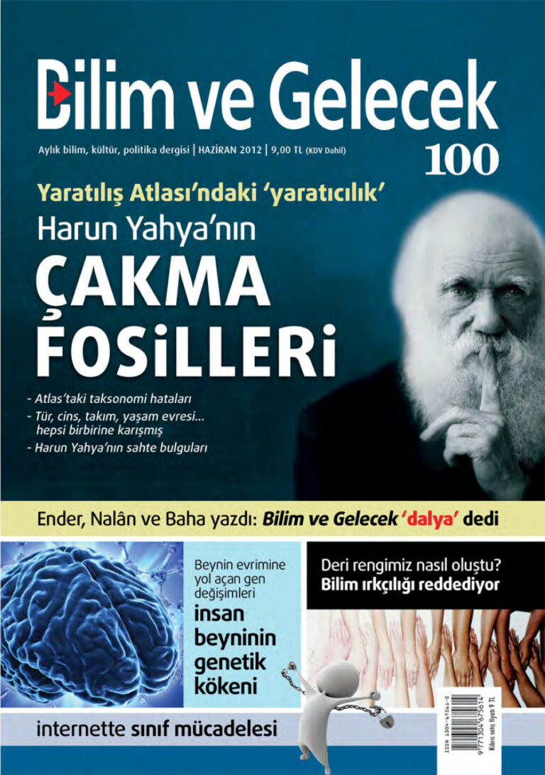 Bilim ve Gelecek Sayı 100 Haziran 2012 Kitap Kapağı