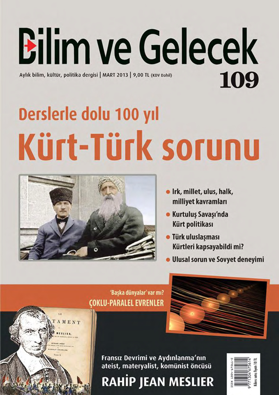 Bilim ve Gelecek Sayı 109 Mart 2013 PDF İndir – Kolektif