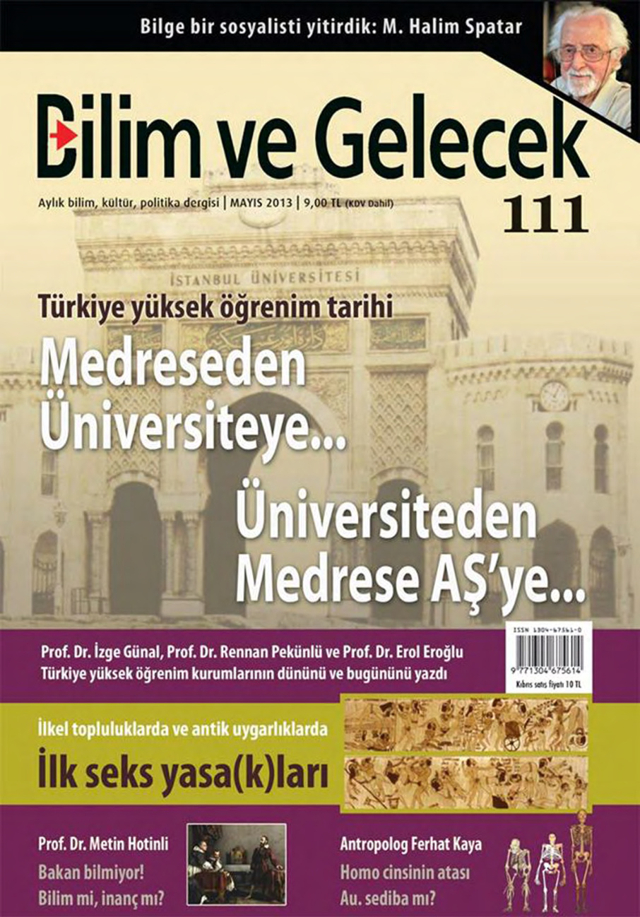 Bilim ve Gelecek Sayı 111 Mayıs 2013 PDF İndir – Kolektif