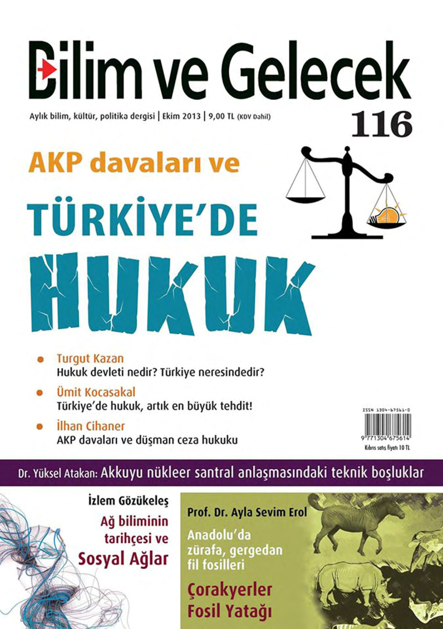 Bilim ve Gelecek Sayı 116 Ekim 2013 PDF İndir – Kolektif