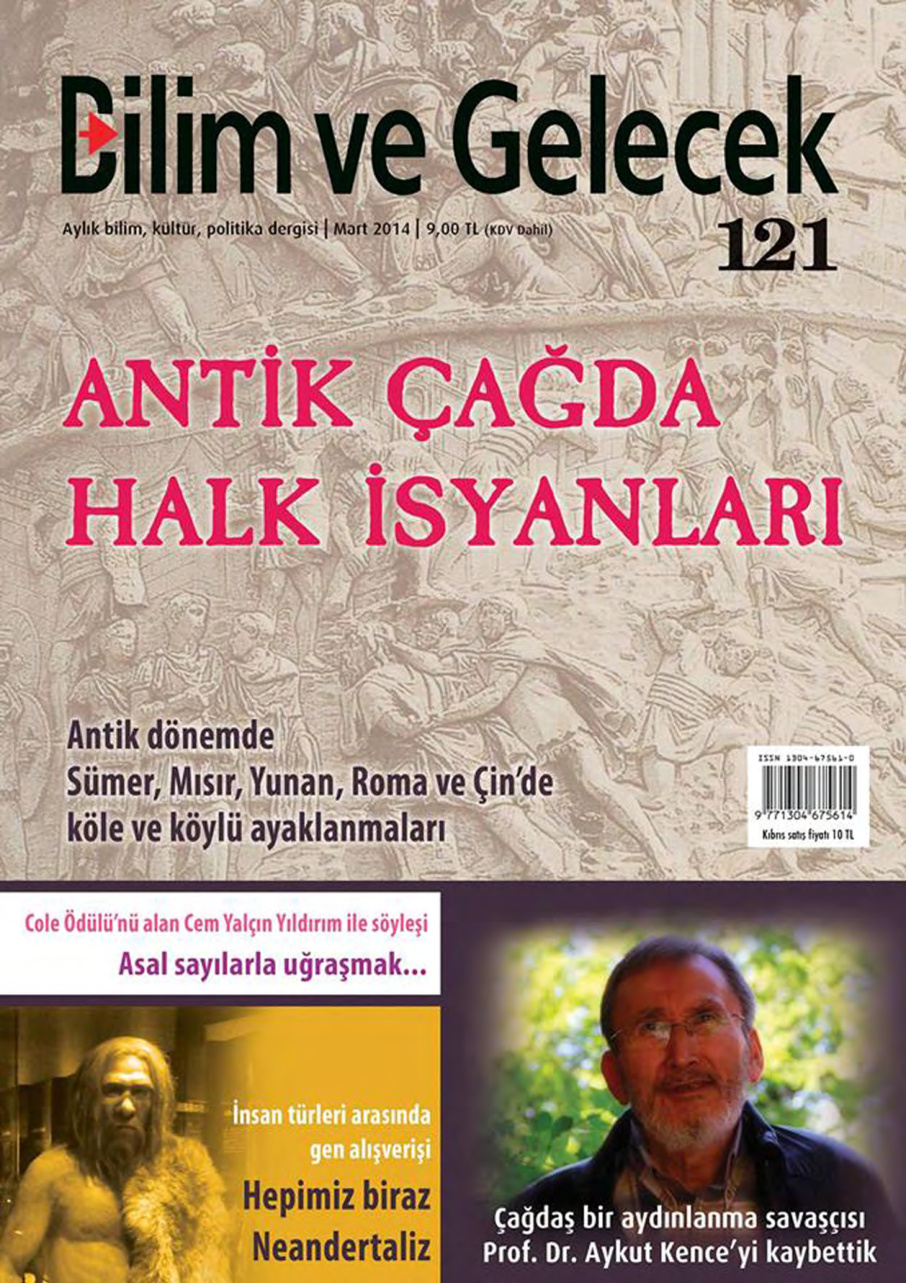 Bilim ve Gelecek Sayı 121 Mart 2014 PDF İndir – Kolektif