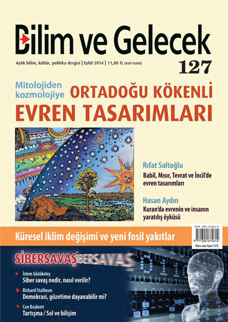 Bilim ve Gelecek Sayı 127 Eylül 2014 PDF İndir - Kolektif 1 Bilim ve Gelecek Sayı 127 Eylül 2014 Kitap Kapağı