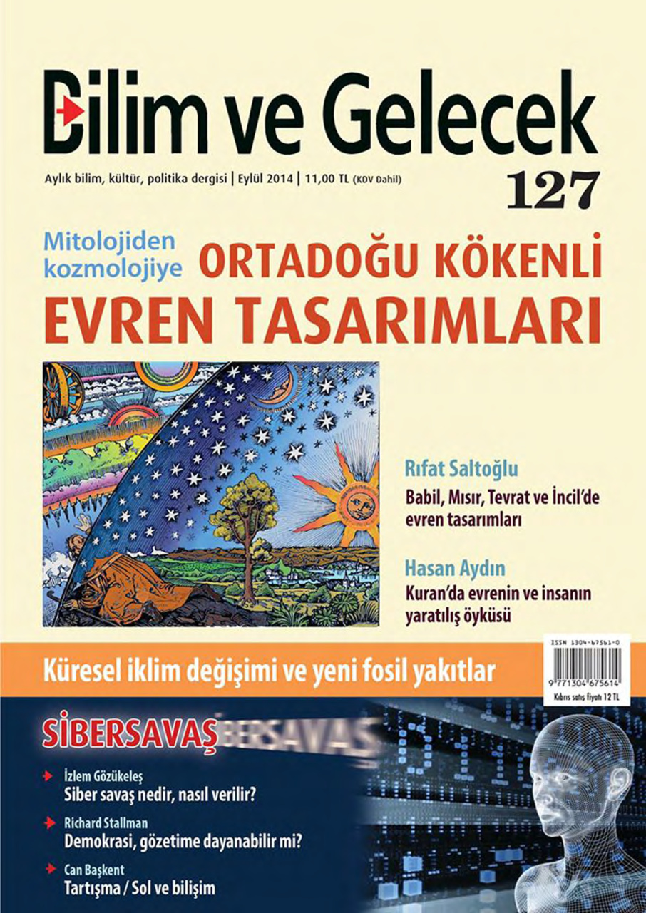 Bilim ve Gelecek Sayı 127 Eylül 2014 PDF İndir – Kolektif