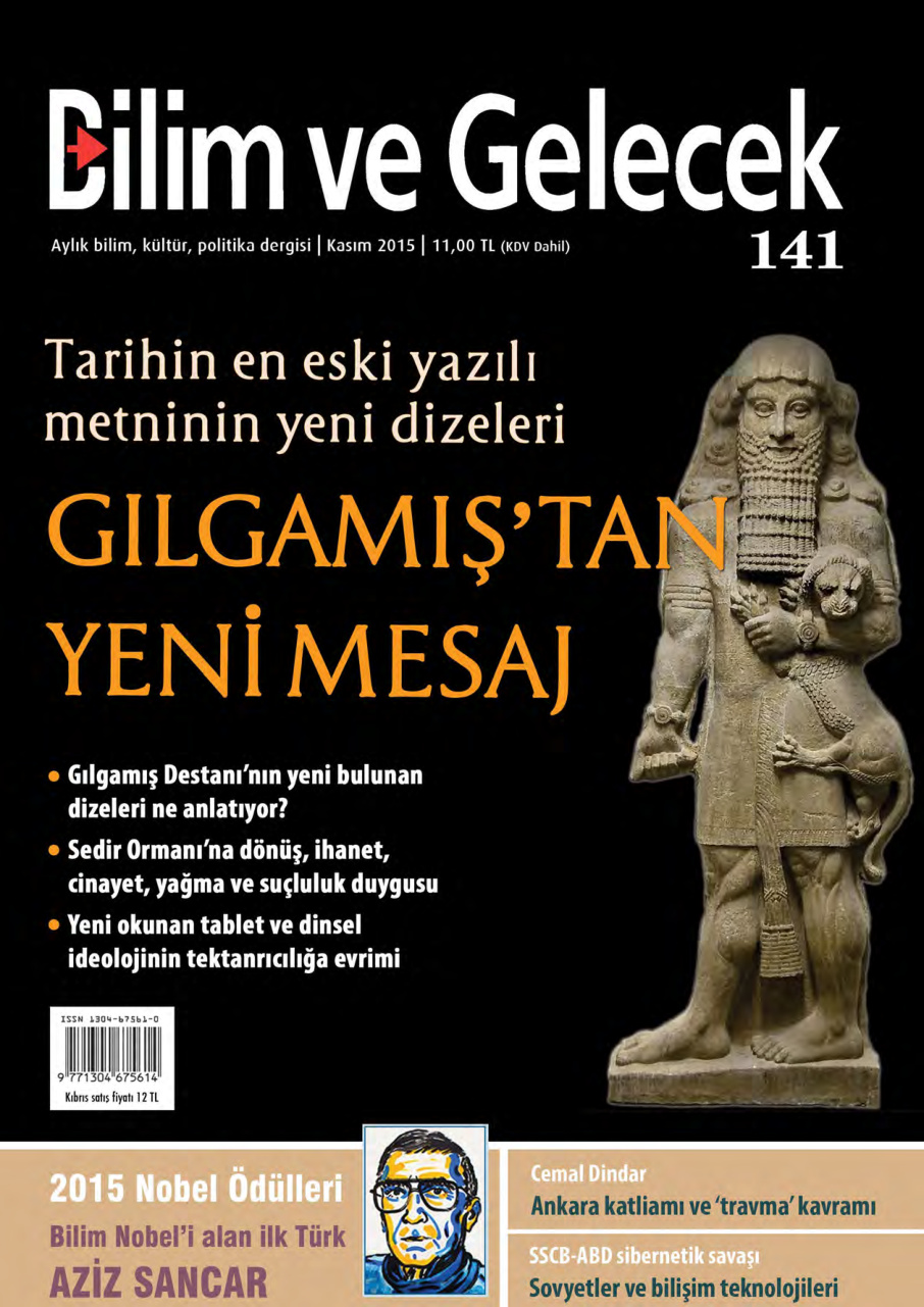 Bilim ve Gelecek Sayı 141 Kasım 2015 PDF İndir – Kolektif