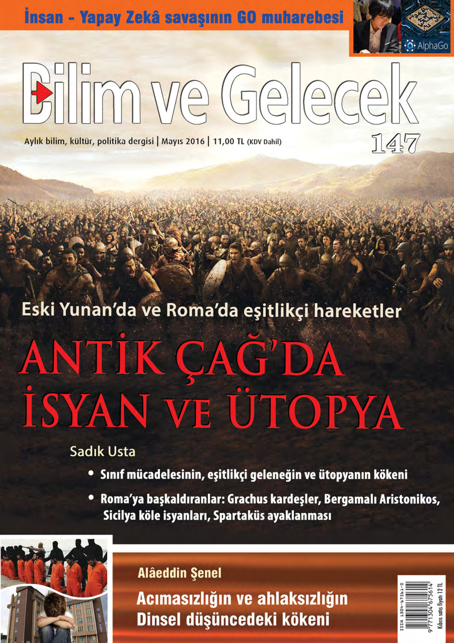 Bilim ve Gelecek Sayı 147 Mayıs 2016 PDF İndir – Kolektif
