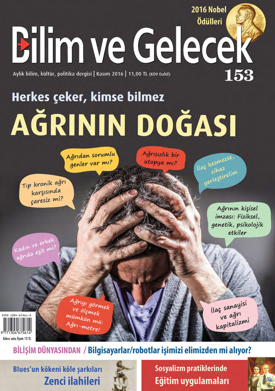 Bilim ve Gelecek Sayı 153 Kasım 2016 PDF İndir – Kolektif