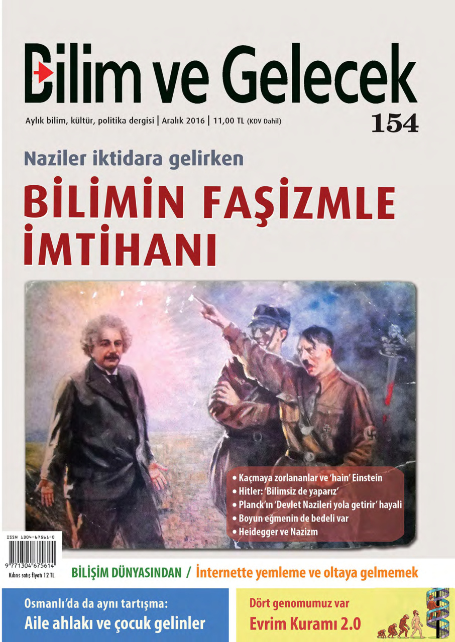 Bilim ve Gelecek Sayı 154 Aralık 2016 PDF İndir – Kolektif