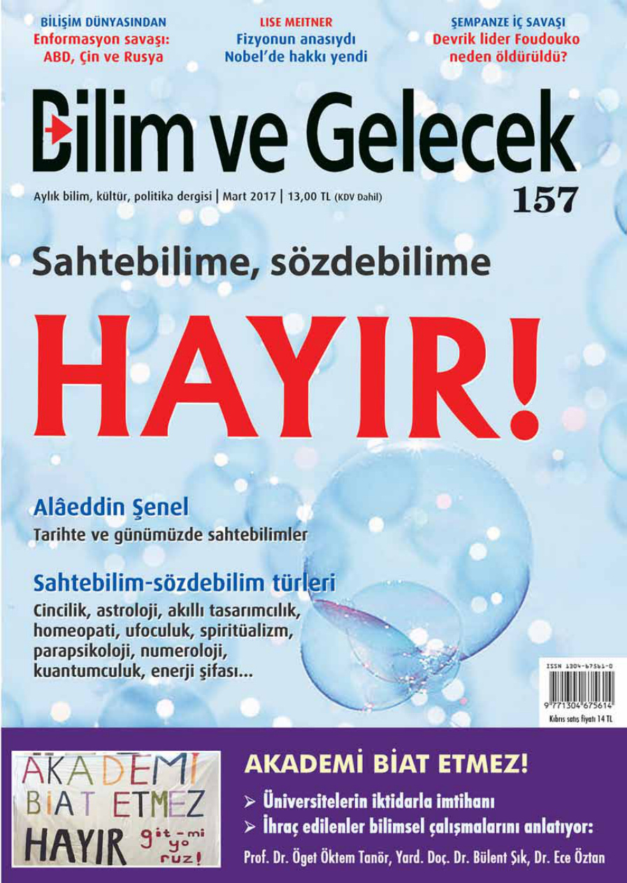 Bilim ve Gelecek Sayı 157 Mart 2017 PDF İndir – Kolektif