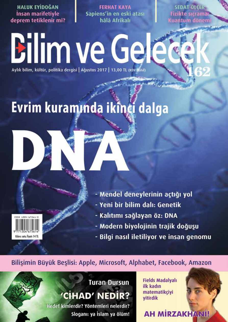 Bilim ve Gelecek Sayı 162 Ağustos 2017 PDF İndir – Kolektif