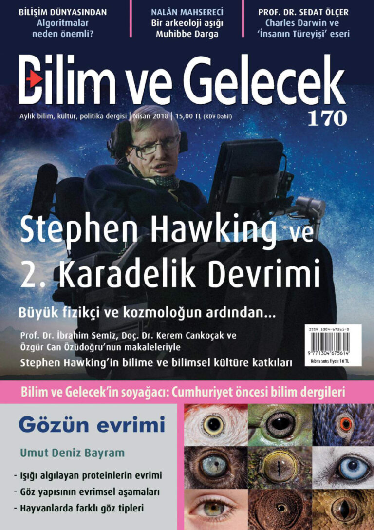 Bilim ve Gelecek Sayı 170 Nisan 2018 Kitap Kapağı